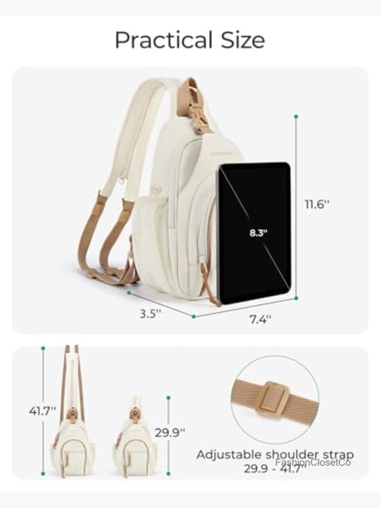 Small Crossbody Sling Bag Backpack Anti-Theft Daypack main image 5